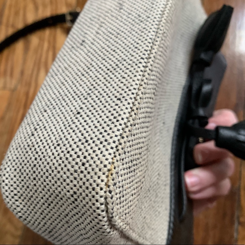 kate spade | black/cream straw purse - Picture 9 of 9